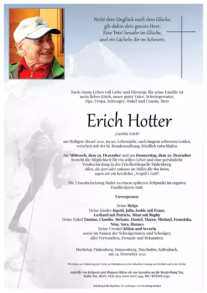 Parte von Erich Hotter